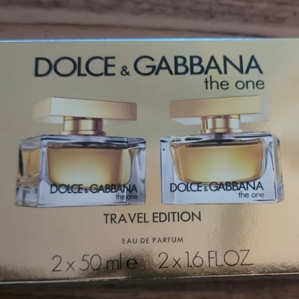 Dolce & Gabanna the one Eau de Parfum Spray 2x 1.6 oz Duo Pack 2 X 50 mle